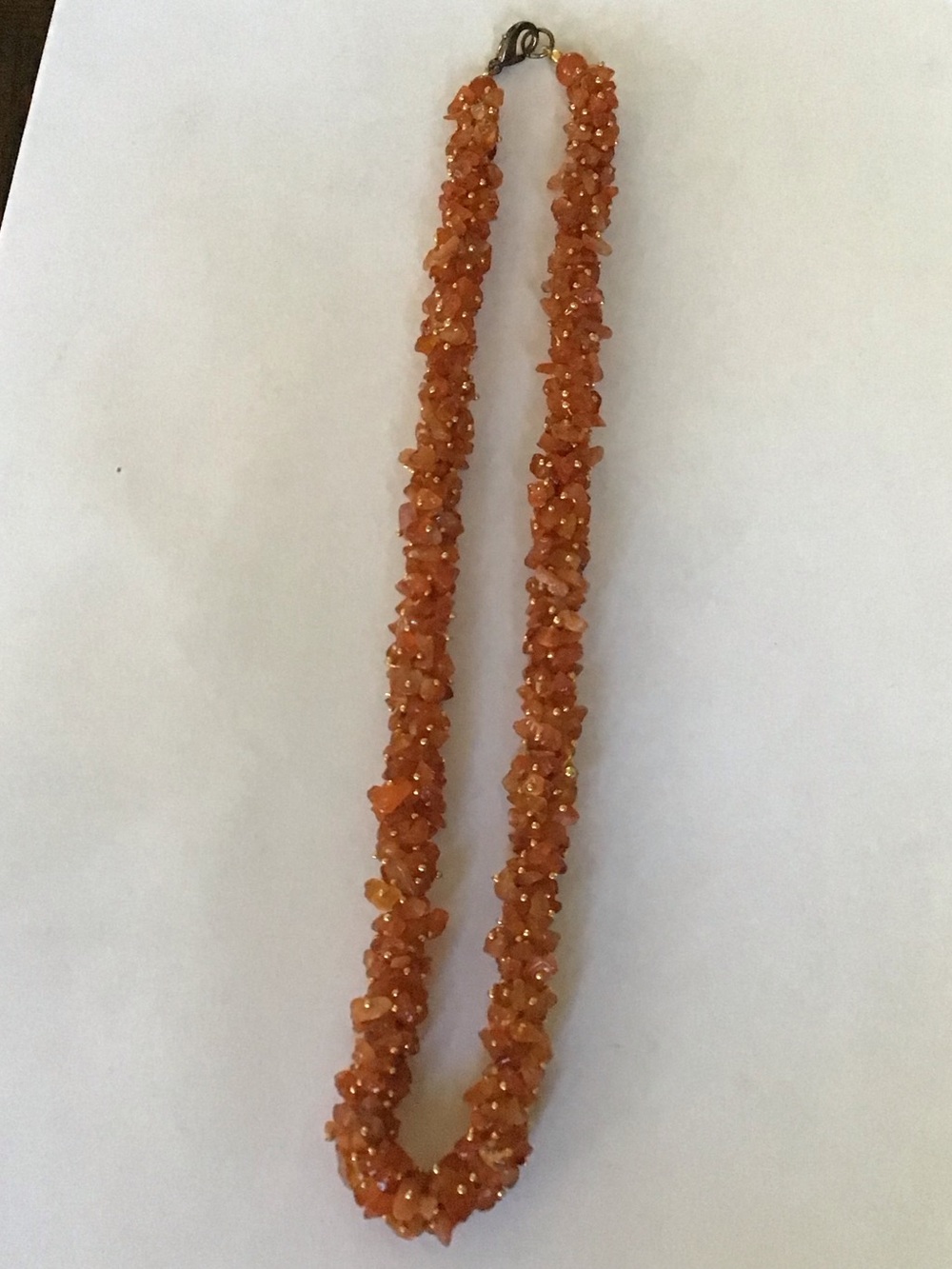 Carnelian Stones Handmade Necklace Handmade India